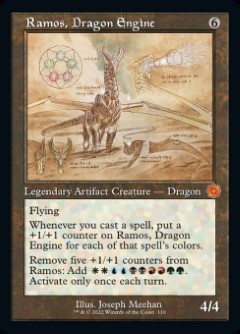 Ramos, Dragon Engine The Brothers' War - Retro Artifacts Schematics Frame